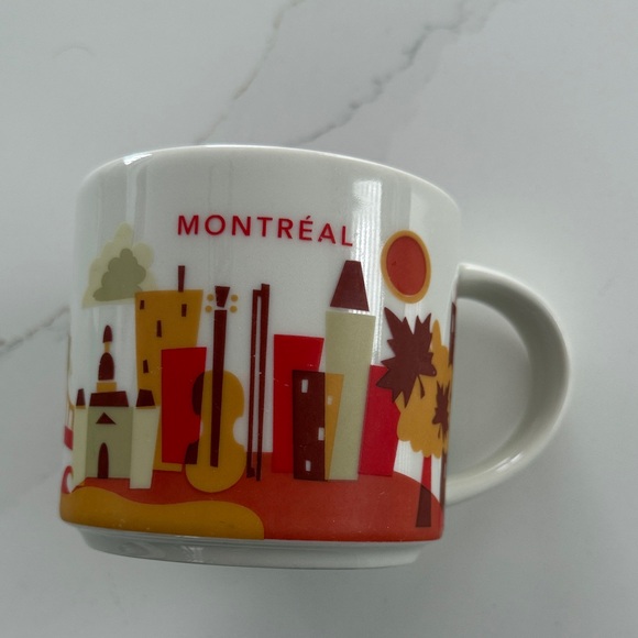 Starbucks Other - Starbucks ‘You are Here’ Collectors Mug- Montréal Skyline Mug - Red and White